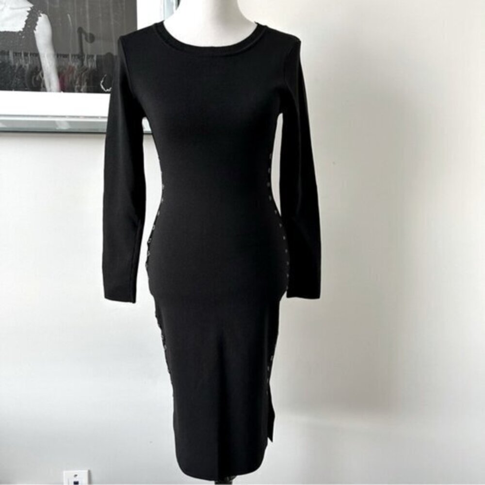 John + Jenn Grommet Knit Dress (c)